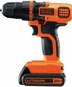 BLACK+DECKER Drills 20-volt Max 3/8-in Cordless Drill (1-Battery Included and Charger Included)