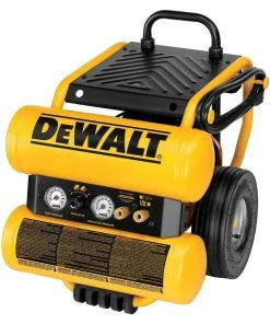 DEWALT Air Compressors 4-Gallon Single Stage Portable Electric Twin Stack Air Compressor