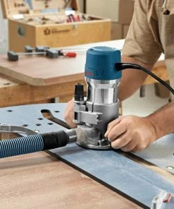 Bosch Routers 1/4-in and 1/2-in 12-Amp 2.25-HP Variable Speed Combo Fixed/Plunge Corded Router Hard Case (Tool Only) -Craftsman Sales Shop 02980248