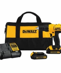 DEWALT Drills 20-volt Max 1/2-in Drill (2-Batteries Included and Charger Included)