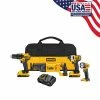 DEWALT Power Tool Combo Kits 4-Tool 20-Volt Max Power Tool Combo Kit with Soft Case (2-Batteries and charger Included)