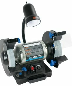 DELTA Bench Grinders 8-in Variable Speed Bench Grinder with Light
