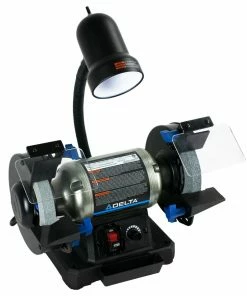 DELTA Bench Grinders 6-in Variable Speed Bench Grinder with Light