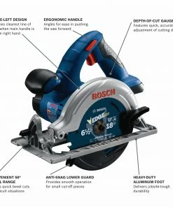Bosch Circular Saws 18-Volt 6-1/2-in Cordless Circular Saw -Craftsman Sales Shop 05027706 scaled