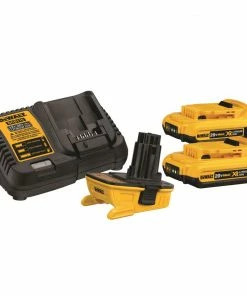 DEWALT Power Tool Batteries & Chargers 20-Volt Max 2-Pack 2 Amp-Hour Lithium Power Tool Battery Adapter Kit (Charger Included)