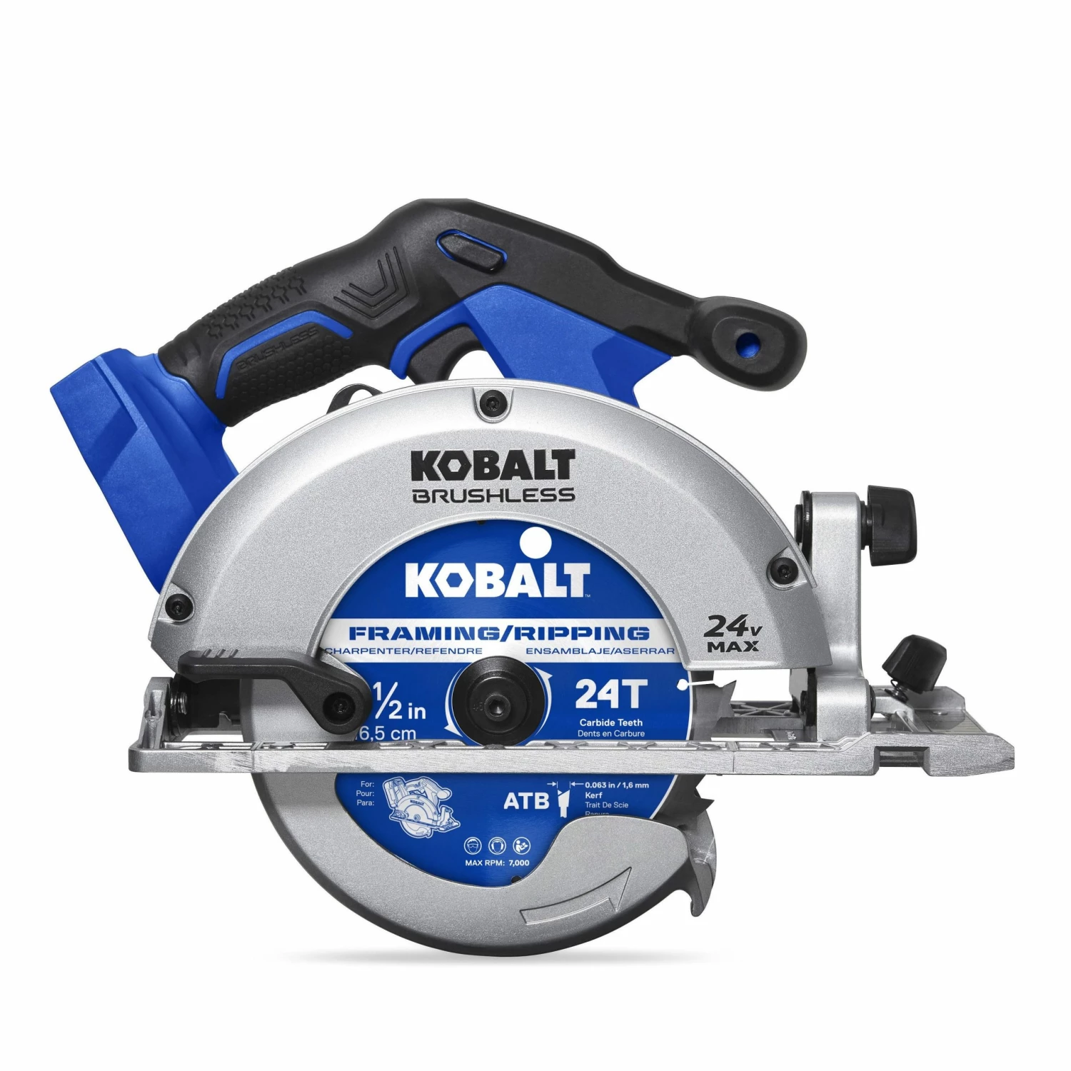 Kobalt Circular Saws 24-Volt Max 6-1/2-in Brushless Cordless Circular Saw Circular Saw 1 Kobalt Circular Saws 24-Volt Max 6-1/2-in Brushless Cordless Circular Saw Circular Saw