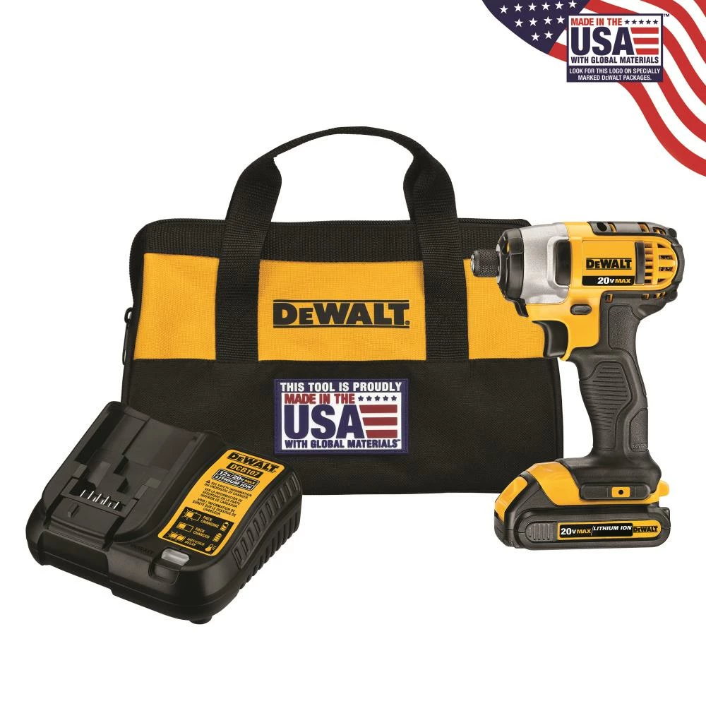 DEWALT Impact Drivers 20-volt Max Variable Speed Cordless Impact Driver (1-Battery Included) 1 DEWALT Impact Drivers 20-volt Max Variable Speed Cordless Impact Driver (1-Battery Included)