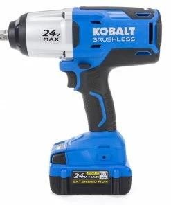 Kobalt Impact Wrenches 24-volt Max Variable Speed Brushless 1/2-in Drive Cordless Impact Wrench (1-Battery Included) 11 Kobalt Impact Wrenches 24-volt Max Variable Speed Brushless 1/2-in Drive Cordless Impact Wrench (1-Battery Included) -Craftsman Sales Shop 05395440