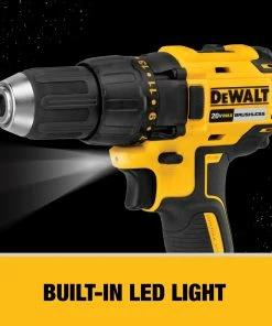 DEWALT Drills 20-volt Max 1/2-in Brushless Cordless Drill (2-Batteries Included and Charger Included) -Craftsman Sales Shop 07696296