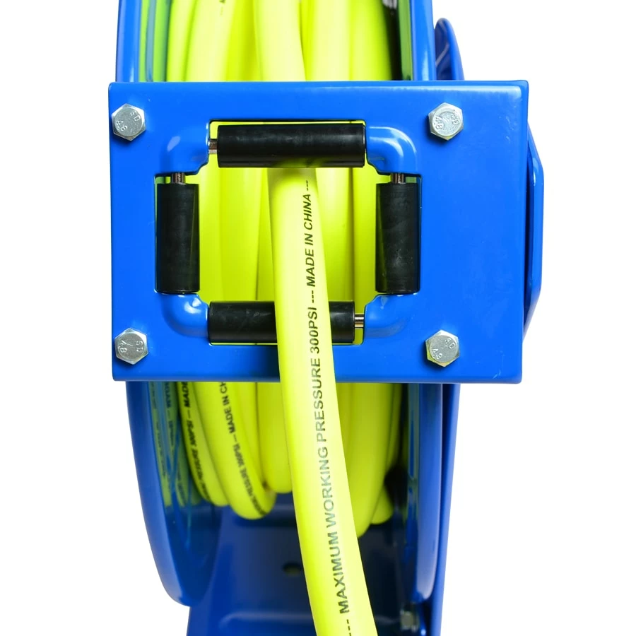 Kobalt Air Compressor Hoses 3/8-in 50-ft Poly Hybrid Air Hose with Retractable Hose Reel 7 Kobalt Air Compressor Hoses 3/8-in 50-ft Poly Hybrid Air Hose with Retractable Hose Reel - Image 7