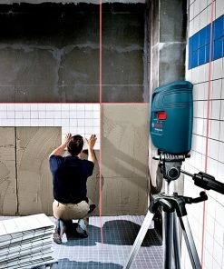 Bosch Laser Levels 3-Line 50-ft Red Beam Self-Leveling Line Generator Line Laser Level with Plumb Points; Level -Craftsman Sales Shop 07794103