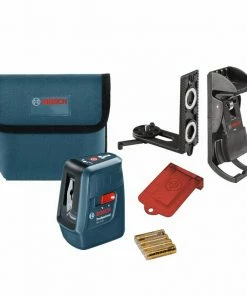 Bosch Laser Levels 3-Line 50-ft Red Beam Self-Leveling Line Generator Line Laser Level with Plumb Points; Level -Craftsman Sales Shop 07794110