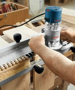 Bosch Routers 1/4-in and 1/2-in 2.25-HP Variable Speed Fixed Corded Router (Tool Only) -Craftsman Sales Shop 07975802 scaled