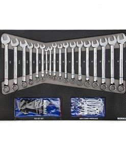 Kobalt Mechanics Tool Sets 300-Piece Standard (SAE) and Metric Combination Polished Chrome Mechanics Tool Set (1/4-in; 3/8-in) -Craftsman Sales Shop 08236282