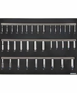 Kobalt Mechanics Tool Sets 300-Piece Standard (SAE) and Metric Combination Polished Chrome Mechanics Tool Set (1/4-in; 3/8-in) -Craftsman Sales Shop 08326944