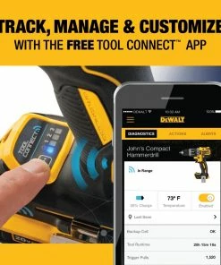 DEWALT Hammer Drills XR 1/2-in 20-volt Max Variable Speed Brushless Cordless Hammer Drill (2-Batteries Included) -Craftsman Sales Shop 08509382