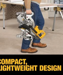 DEWALT Miter Saws 7-1/4-in 20-Volt Max Single Bevel Sliding Compound Cordless Miter Saw 10 DEWALT Miter Saws 7-1/4-in 20-Volt Max Single Bevel Sliding Compound Cordless Miter Saw -Craftsman Sales Shop 08557525