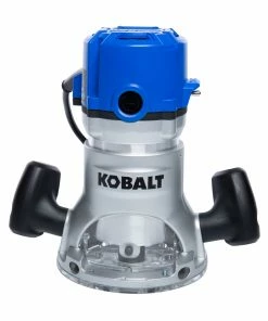 Kobalt Routers 1/4-in and 1/2-in-Amp Fixed Corded Router Table and (Tool Only) -Craftsman Sales Shop 08623276