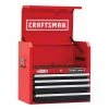 CRAFTSMAN Top Tool Chests 2000 Series 26-in W x 24.5-in H 4-Drawer Steel Tool Chest (Red)