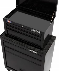 CRAFTSMAN Tool Chest Combos 1000 Series 26.5-in W x 44.25-in H 5 Ball-bearing Steel Tool Chest Combo (Black)