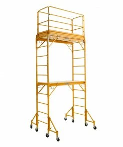 Werner Scaffolding 5.56-ft x 2.5-ft Steel Adjustable Rolling Scaffold 1000-lb Capacity -Craftsman Sales Shop 08768752
