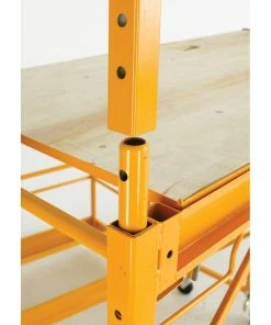 Werner Scaffolding 5.56-ft x 2.5-ft Steel Adjustable Rolling Scaffold 1000-lb Capacity -Craftsman Sales Shop 08768753
