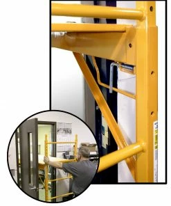 Werner Scaffolding 5.56-ft x 2.5-ft Steel Adjustable Rolling Scaffold 1000-lb Capacity -Craftsman Sales Shop 08768755