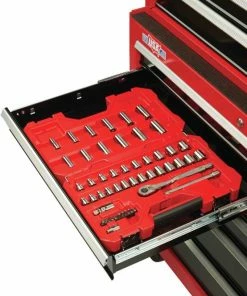 CRAFTSMAN Bottom Tool Cabinets 2000 Series 26.5-in W x 37.5-in H 5-Drawer Steel Rolling Tool Cabinet (Red) -Craftsman Sales Shop 08834463
