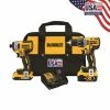 DEWALT Power Tool Combo Kits XR 2-Tool 20-Volt Max Brushless Power Tool Combo Kit with Soft Case (2-Batteries and charger Included)
