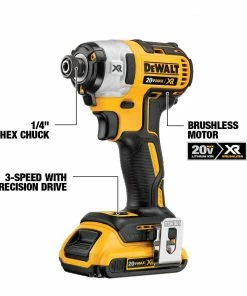 DEWALT Power Tool Combo Kits XR 2-Tool 20-Volt Max Brushless Power Tool Combo Kit with Soft Case (2-Batteries and charger Included) -Craftsman Sales Shop 08842726