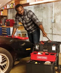 CRAFTSMAN Portable Tool Boxes 22-in 1-Drawer Black Plastic and Metal Wheels Lockable Tool Box -Craftsman Sales Shop 09051391