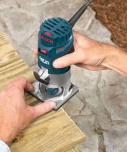 Bosch Routers 1/4-in 1-HP Variable Speed Fixed Corded Router (Tool Only) -Craftsman Sales Shop 09183546