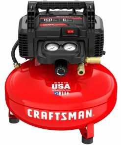 CRAFTSMAN Air Compressors 6-Gallon Single Stage Portable Electric Pancake Air Compressor -Craftsman Sales Shop 09214295 scaled