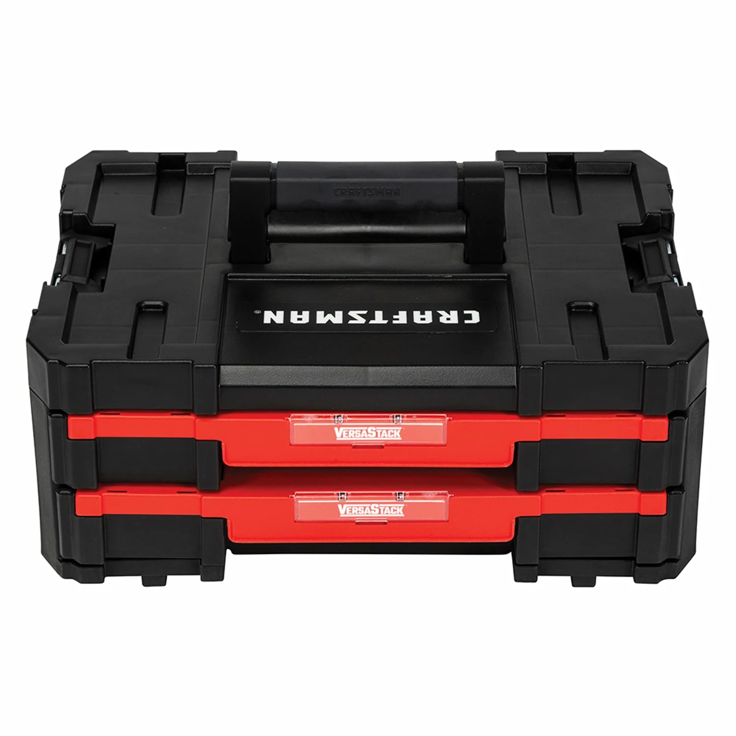 CRAFTSMAN Portable Tool Boxes VERSASTACK System 17-in 2-Drawer Black Plastic Tool Box 1 CRAFTSMAN Portable Tool Boxes VERSASTACK System 17-in 2-Drawer Black Plastic Tool Box