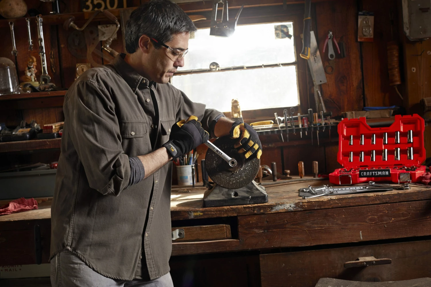 CRAFTSMAN Mechanics Tool Sets 51-Piece Standard (SAE) and Metric Combination Gunmetal Chrome Mechanics Tool Set (3/8-in) 8 CRAFTSMAN Mechanics Tool Sets 51-Piece Standard (SAE) and Metric Combination Gunmetal Chrome Mechanics Tool Set (3/8-in) - Image 8