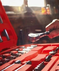 CRAFTSMAN Mechanics Tool Sets 81-Piece Standard (SAE) and Metric Combination Gunmetal Chrome Mechanics Tool Set (1/4-in; 3/8-in) -Craftsman Sales Shop 09223699 scaled