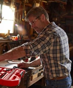 CRAFTSMAN Mechanics Tool Sets 81-Piece Standard (SAE) and Metric Combination Gunmetal Chrome Mechanics Tool Set (1/4-in; 3/8-in) -Craftsman Sales Shop 09223707 scaled