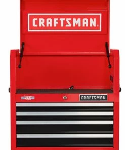 CRAFTSMAN Top Tool Chests 2000 Series 26-in W x 24.5-in H 4-Drawer Steel Tool Chest (Red) 19 CRAFTSMAN Top Tool Chests 2000 Series 26-in W x 24.5-in H 4-Drawer Steel Tool Chest (Red) -Craftsman Sales Shop 09223711 scaled
