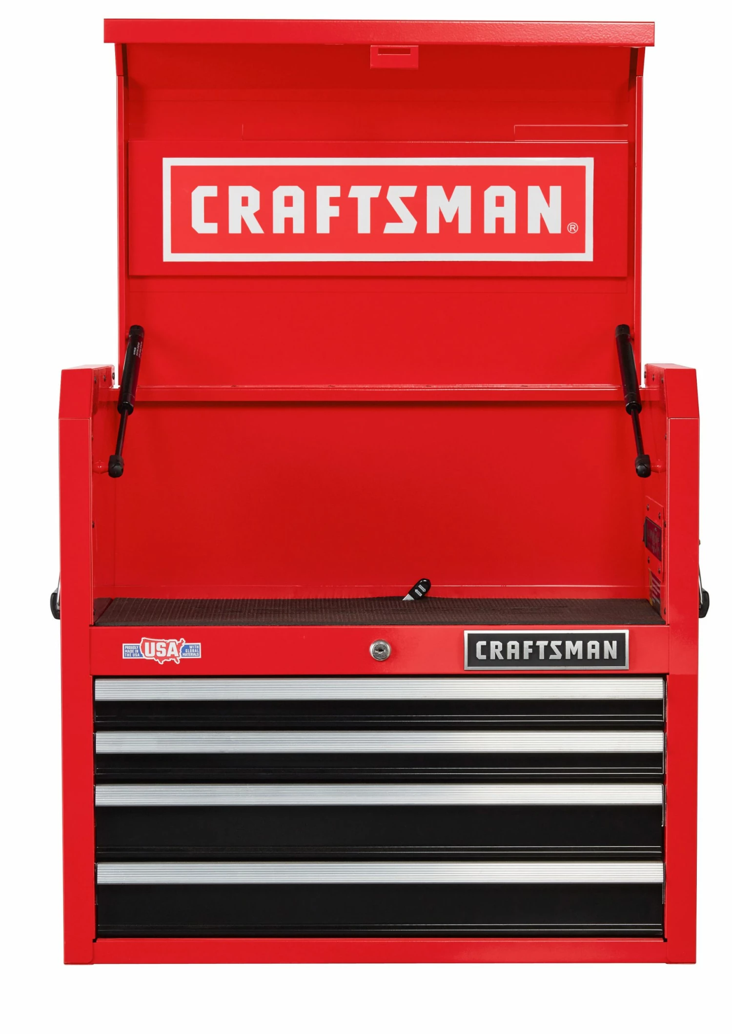 CRAFTSMAN Top Tool Chests 2000 Series 26-in W x 24.5-in H 4-Drawer Steel Tool Chest (Red) 3 CRAFTSMAN Top Tool Chests 2000 Series 26-in W x 24.5-in H 4-Drawer Steel Tool Chest (Red) - Image 3