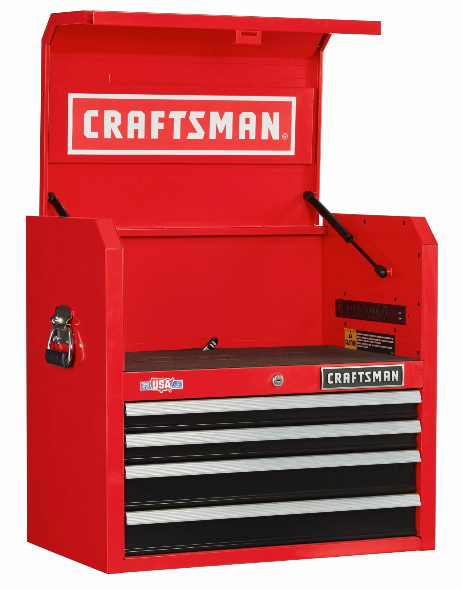 CRAFTSMAN Top Tool Chests 2000 Series 26-in W x 24.5-in H 4-Drawer Steel Tool Chest (Red) 4 CRAFTSMAN Top Tool Chests 2000 Series 26-in W x 24.5-in H 4-Drawer Steel Tool Chest (Red) - Image 4