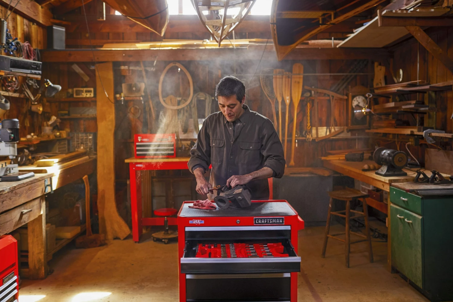 CRAFTSMAN Top Tool Chests 2000 Series 26-in W x 24.5-in H 4-Drawer Steel Tool Chest (Red) 7 CRAFTSMAN Top Tool Chests 2000 Series 26-in W x 24.5-in H 4-Drawer Steel Tool Chest (Red) - Image 7