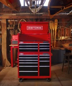 CRAFTSMAN Top Tool Chests 2000 Series 40.5-in W x 24.5-in H 6-Drawer Steel Tool Chest (Red) -Craftsman Sales Shop 09223745 scaled