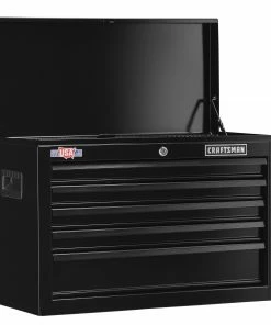 CRAFTSMAN Top Tool Chests 1000 Series 26-in W x 17.25-in H 5-Drawer Steel Tool Chest (Black) -Craftsman Sales Shop 09223812 scaled