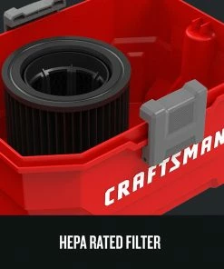 CRAFTSMAN Shop Vacuums V20 20-Volt Max 2-Gallon Cordless Portable Wet/Dry Shop Vacuum (Battery Not Included) -Craftsman Sales Shop 09224757