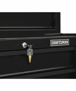 CRAFTSMAN Bottom Tool Cabinets 1000 Series 26.5-in W x 32.5-in H 4-Drawer Steel Rolling Tool Cabinet (Black) -Craftsman Sales Shop 09229711