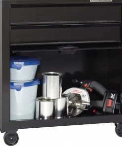 CRAFTSMAN Tool Chest Combos 1000 Series 26.5-in W x 44.25-in H 5 Ball-bearing Steel Tool Chest Combo (Black) -Craftsman Sales Shop 09229738 scaled