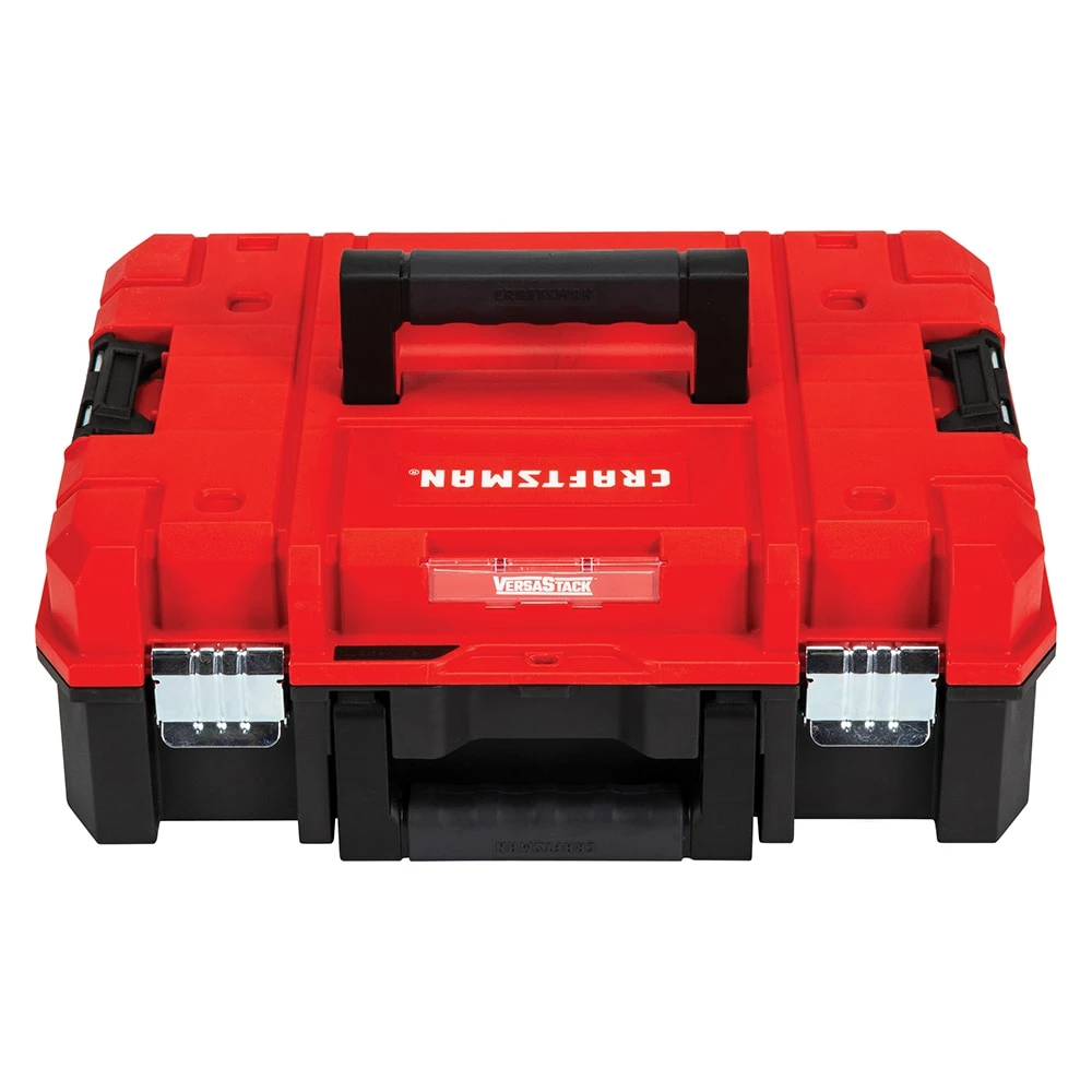 CRAFTSMAN Portable Tool Boxes VERSASTACK System 17-in Red Plastic Lockable Tool Box 1 CRAFTSMAN Portable Tool Boxes VERSASTACK System 17-in Red Plastic Lockable Tool Box