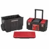 CRAFTSMAN Portable Tool Boxes DIY 19-in Red Plastic Wheels Lockable Tool Box