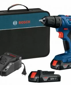 Bosch Drills 18-volt 1/2-in Cordless Drill (2-Batteries Included and Charger Included)