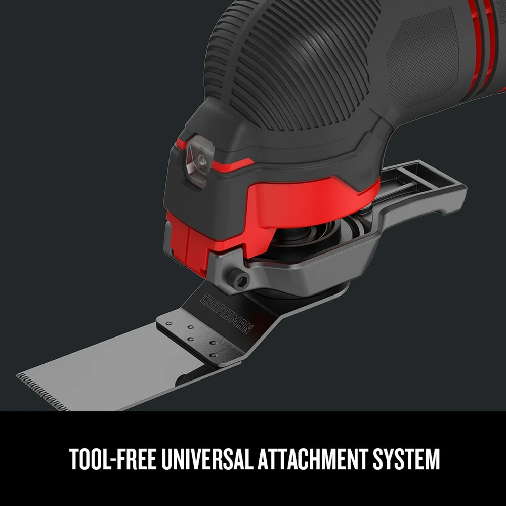 CRAFTSMAN Oscillating Tool Kits V20 12-Piece 20-volt Max Variable Speed Oscillating Multi-Tool Kit 5 CRAFTSMAN Oscillating Tool Kits V20 12-Piece 20-volt Max Variable Speed Oscillating Multi-Tool Kit - Image 5